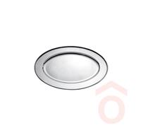Tálca rozsdamentes 20cm ovál 30300238