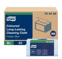 Tork 194450 D tisztítókendő 1r. 38,5x30cm 40lap kék