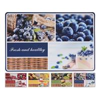 Tányéralátét műanyag 43,5x28,5cm gyümölcs B04221170