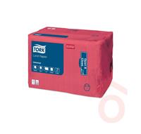 TORK 509307 szalvéta papír 33x33cm 1/4 1r. 500db piros