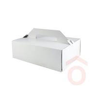 Süteményes doboz papír 27x18x10cm 50db lebomló BIO 71710