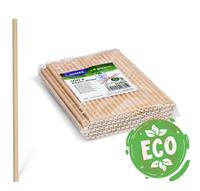 Szívószál PAPÍR 100db 6x200mm natúr lebomló BIO 40801