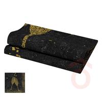 Duni szalvéta prémium 40x40cm 60db fekete újév D.soft 194233