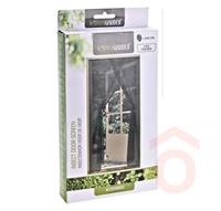 Szúnyogháló fekete tépőzáras 75x220cm 2db CY5900520 ProG.