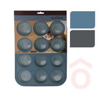 Muffin szilikon sütőforma 12 adagos 33x25x3cm 170481180