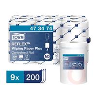 Tork 473474 M3 N kéztörlő 2r. 9x67m 200lap fehér Reflex™