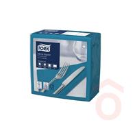 TORK 477906 szalvéta papír 39,5x39cm 1/4 2r. 150db kékeszöl