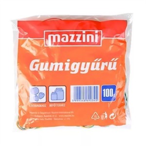 Gumigyűrű 10gr színes Eng.