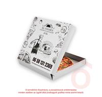 Pizzadoboz 32x32x3cm 1db (100db/cs) al hamra