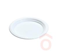 Tányér műanyag lapos 22cm többször használható  10db