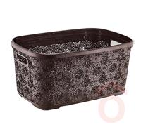 Ruháskosár műanyag 55x36x27cm 38l vegyes szín ER143 E-574