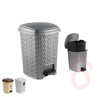 Szemetes pedálos 12L 26X30X35cm vegyes szín ER188 E-248