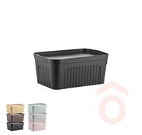 Tároló doboz  8L műanyag tetővel 30531 DÜ290