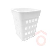 Evőeszköz szárító műanyag négyzetes 12x12x14cm 723