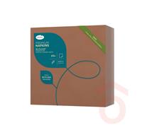 Duni szalvéta prémium 40x40cm 60db barna Dunisoft 202891