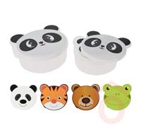 Tároló doboz műanyag szett 4db állatfigurás 027100200