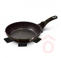 Serpenyő 28cm tm. alu fény.fekete BH/6601