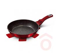 Serpenyő 20x4,5cm  1l alu Metal.burgundy BH/1251NPR