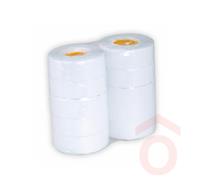 Árazószalag 25x16mm fehér 10tek. A10005500