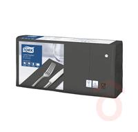 TORK 477851 szalvéta papír 33x33cm 1/8 2r. 200db fekete