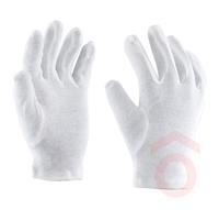 Kesztyű mouse fehér pamut csuklógumival 8-as