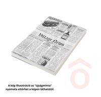 Street Food tálcapapír fehér újságos 30x35cm 500db