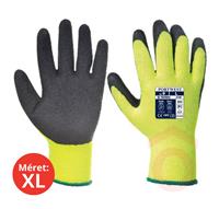 Kesztyű thermal mártott 2-es átsz. véd. sárga fekete XL