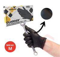 Nitril kesztyű fekete "M" púdermentes 100db Guarder 1015M