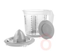 Mércés kiöntő citromfacsaróval  Mateo 1l 14x15cm szürke