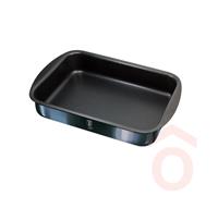 Tepsi 35x27x6,5cm fényes fekete BH/6804A