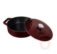 Lábas fedővel öntöttvas 26cm 2,57l Metal.burgundy BH/6498