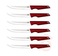Késkészlet steak 6 részes Metal.burgundy BH/2542N