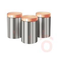 Tároló doboz 3db 11x17,8cm szürke, arany BH/6273