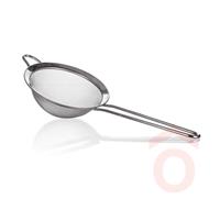 Szűrő rozsdamentes 18cm nyéllel, széles peremmel