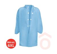 Látogatóköpeny tépőzáras kék 25g 1db 135x160cm 6XL