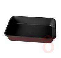 Tepsi 40x28x7cm acál-titán Leo matt bordó BH/7659