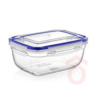 Tároló doboz  1,8l műanyag zárható tetővel 30123 DÜ70