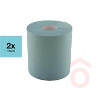 Kéztörlő 20cm 150m 2db 1 réteg zöld rec. 88263