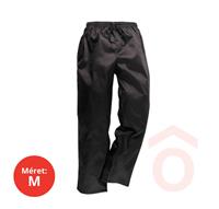 Nadrág séf drawstring fekete hosszú PW-C070BKR-M