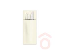 Szalvéta papír 38x32cm 1/8 2r. 50db pezsgő evőeszköztartós