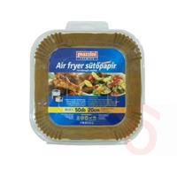 Sütőpapír szögletes prémium(Air Fryer) 20cm 50db/csom Mazz