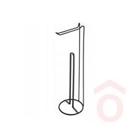 Wc papír tartó álló fekete ST4