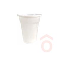 Pohár műanyag 1dl 20db fehér 1,5g/db (PP) 88094