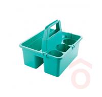 Tisztítószer kosár zöld 325x290x260mm