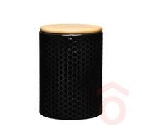 Tároló Bambusz tetővel 1,1L Fekete