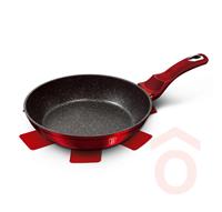 Serpenyő 30cm 2,9l mind.főz.tip. Metal.burgundy BH/1254NPR