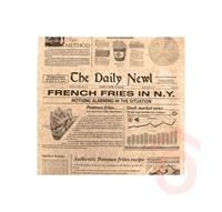 Street Food tálcapapír barna újságos 30x30cm 500db