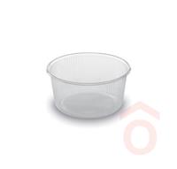 Szószos tálka kerek 250ml víztiszta 100db (PP) 77425