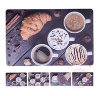 Tányéralátét műanyag 43,5x28,5cm 4 féle minta B04222040