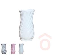 Kerámia váza csavart 19cm 5543